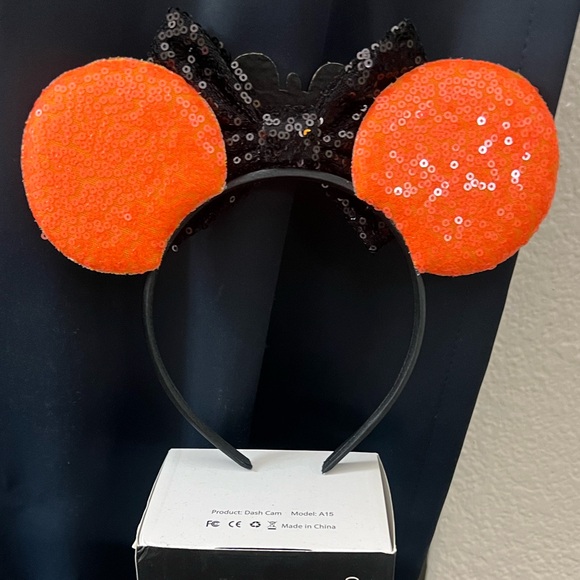 DISNEY MICKEY PUMPKIN HALLOWEEN EARS - Picture 2 of 2